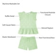 thumbnail image 4 of Member's Mark Toddler Girls 2-Piece Gauze Playwear Set, 4 of 7