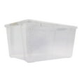thumbnail image 7 of Greenmade 45 Quart Clear Glitter Storage Tote, 21.5" D x 15.75" W x 16.5" H, 1 pack, 7 of 7