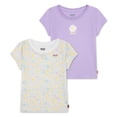 thumbnail image 9 of Levi's Toddler Girls 2-Pack Graphic Tee, 9 of 12