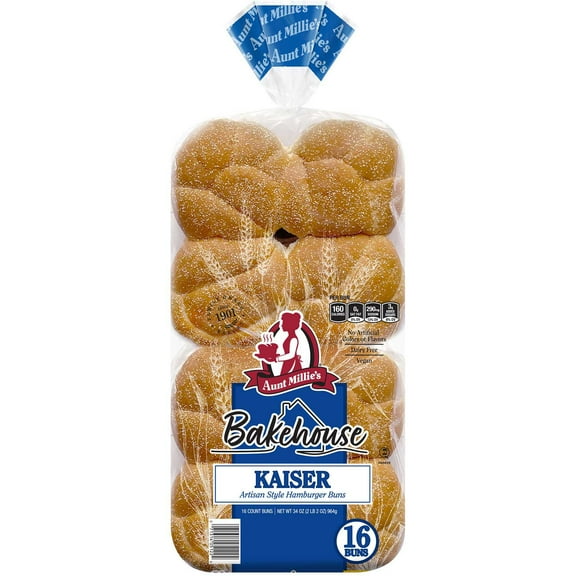 Aunt Millie's Bakehouse Artisan Style Kaiser Bun, 16 ct.