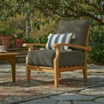 thumbnail image 3 of Cambridge Casual Sonoma Teak Deep Seating Patio Set, 7pc, 3 of 16
