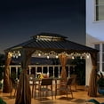 thumbnail image 2 of Deck Impressions 15-Count Solar String Light Dual Mount, 2-Pack, 2 of 8