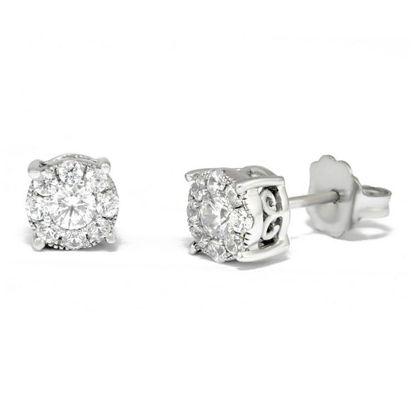 0.50 CT. T.W. Unity Diamond Stud Earring in 14K Gold
