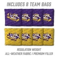 thumbnail image 4 of YouTheFan LSU Tigers 2'x4' Cornhole Board Set, 4 of 6