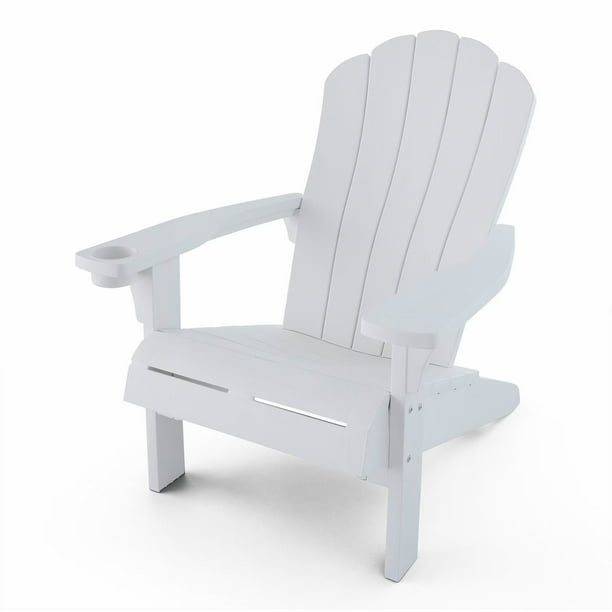 Keter Everest Adirondack Chair with Integrated Cupholder