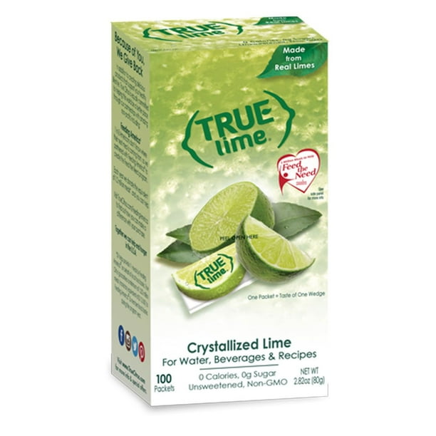 True Lime Crystallized Lime Packets, 100