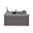 thumbnail image 4 of Bestar Connexion OfficePro 93000 2-Drawer U-Shaped Bow-Front Desk, 4 of 4