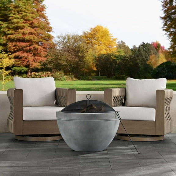 Member's Mark 30" Concrete Finish Wood Burning Fire Pit