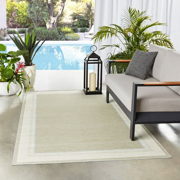 Member's Mark Everwash Willow Indoor/Outdoor Area Rug, 5' x 8'