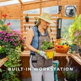 thumbnail image 4 of Backyard Discovery 12' x 7' Slant Roof Cedar Greenhouse - DIY, 4 of 14