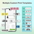 thumbnail image 3 of Nelko P21 Bluetooth Label Printer with 14x40mm 100pcs roll, 3 of 9