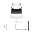 thumbnail image 4 of LG 27 in. Pedestal with Storage Drawer, 4 of 11