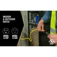 thumbnail image 3 of Yellow Jacket 2 ft. 12/3 SJTW In-Line GFCI Heavy-Duty Cord with Power Light Plug, 3 of 5