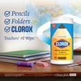 thumbnail image 6 of Clorox Disinfecting Cleaning Wipes Limited Edition Back to School Variety Pack, Bleach Free, Fresh Scent and Crisp Lemon, Pack of 5, 425 Wipes Total, 6 of 11