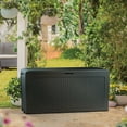 thumbnail image 1 of Keter Samoa 70 Gal. Resin Deck Box Large Outdoor Storage, Brown, 1 of 15