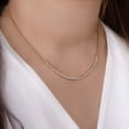 thumbnail image 6 of 1.00 CT. T.W. Round Cut Diamond Semi Tennis Necklace in 14K Gold, 6 of 7