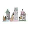 thumbnail image 5 of Member's Mark Pre-Lit Paper Houses, Set of 3, 5 of 6
