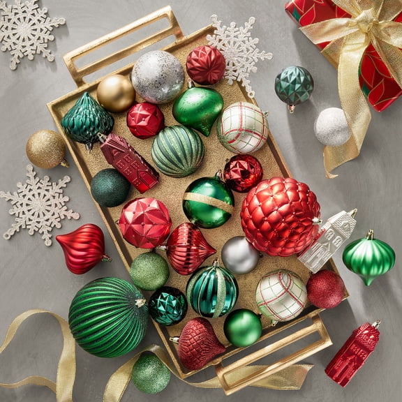 Member's Mark Shatterproof Ornament Collection, 82 Count