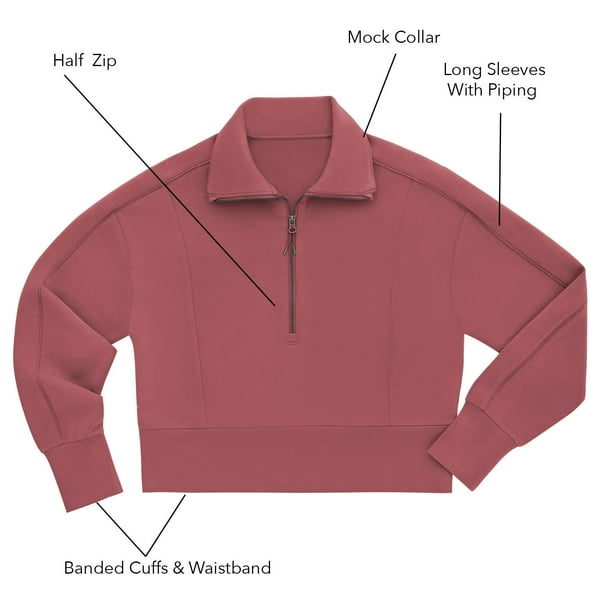 Member's Mark Women's Sandwash Half-Zip Pullover - Samsclub.com