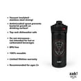 thumbnail image 9 of Zak Designs 20-oz. Stainless Steel Double Wall Beacon Straw Bottle for Kids, 2 pack, Choose Character, 9 of 12