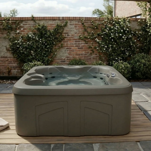 Lifesmart LS100DX 4-Person 20-Jet 110v Plug and Play Spa with Waterfall