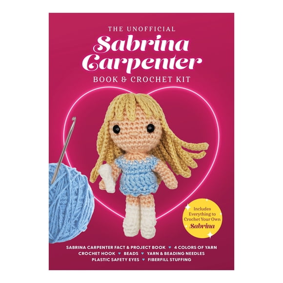 The Unofficial Sabrina Carpenter Book and Crochet Kit by Kati Gálusz, Kit