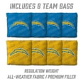 thumbnail image 4 of YouTheFan Los Angeles Chargers 2'x4' Cornhole Board Set, 4 of 6