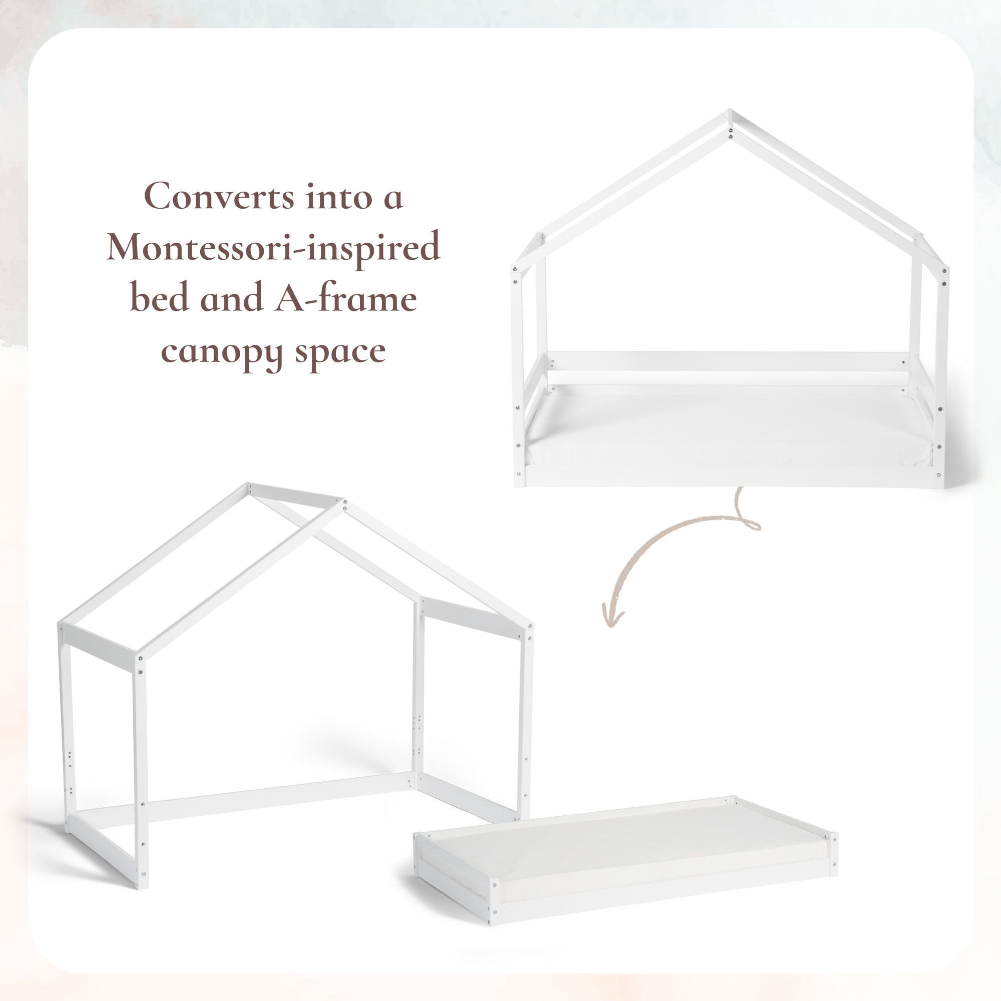 Little Seeds Trellis Toddler House Bed, Choose Color