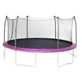 thumbnail interactive-video image 1 of Skywalker Trampolines 17' Oval Trampoline and Enclosure - Purple, 1 of 10