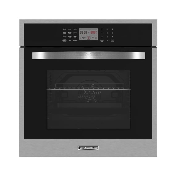 Hamilton Beach, 24" Front Control Range, Built-in Elecetric Wall Oven, Stainless Steel