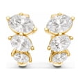 thumbnail image 2 of Lab Created Oval Diamond 0.96 CT. T.W Earrings in 14K Gold, 2 of 7