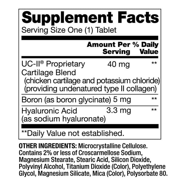 健康・医学 TUK Member's Mark Ultra Triple Action Joint Health Tablets, 125