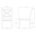 thumbnail image 7 of Member's Mark Catalina Teak Dining Set with Sunbrella Fabric, 7pc, 7 of 9