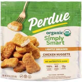 Perdue Simply Smart Organic Lightly Breaded Chicken Nuggets, Frozen, 2.625 lbs.