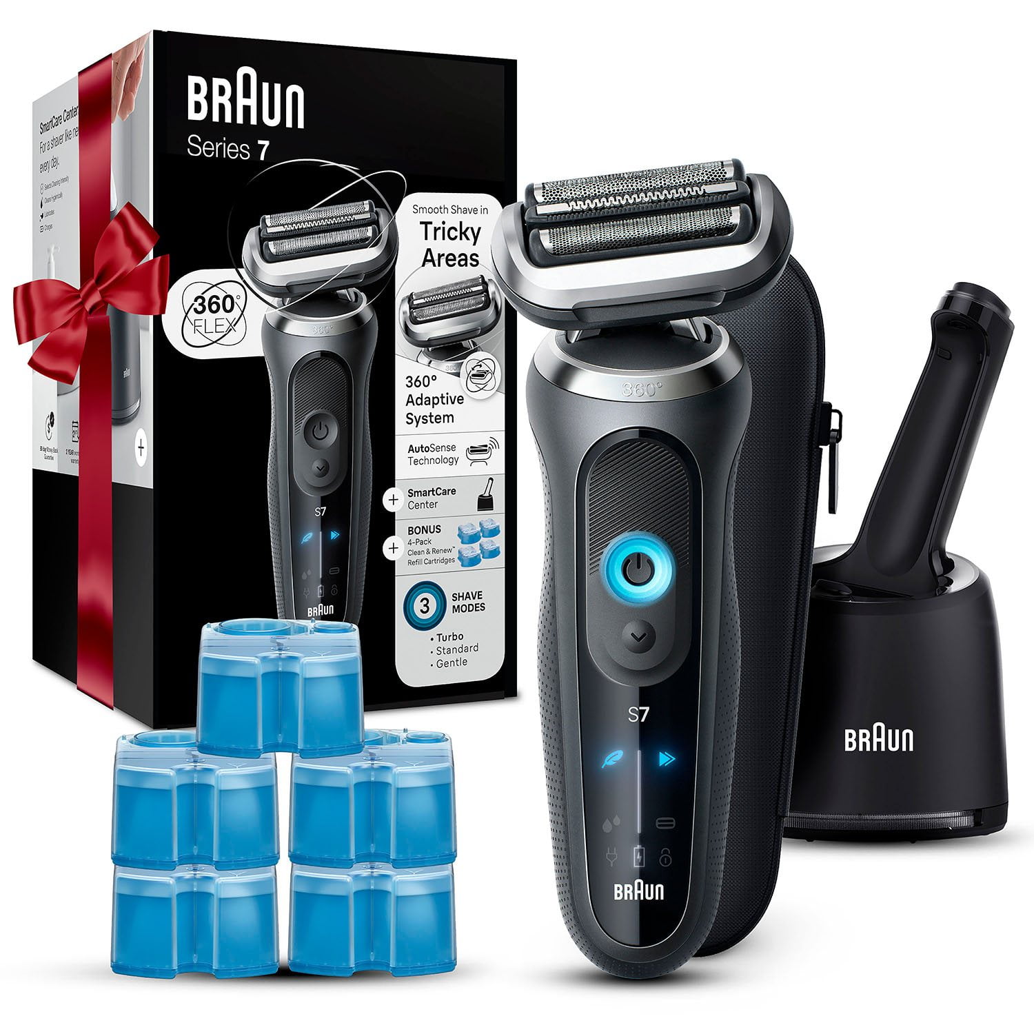 Braun Battery Razor Braun Series 7 7189cc Electric Razor Shaver Kit for Men - Samsclub.com