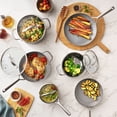 thumbnail image 3 of Member's Mark 11-Piece Modern Tri-Ply Cookware Set with Ceramic Coating, 3 of 10