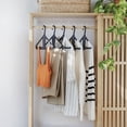 thumbnail image 2 of The Original Kangaroo™ Hanger is Made in Wisconsin, USA with 100% recycled material and a patented design. Clip in Pants, shirts, straps, tanks, jackets and even entire outfits on a single hanger!, 2 of 9