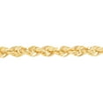 thumbnail image 4 of Heavy Hollow Rope Chain Bracelet in 14K Gold, 4 of 9
