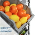 thumbnail image 5 of Member's Mark Steel Commercial Bin Rack With Wheels, 22 Bins, 36" W x 14" D x 56" H, 5 of 8