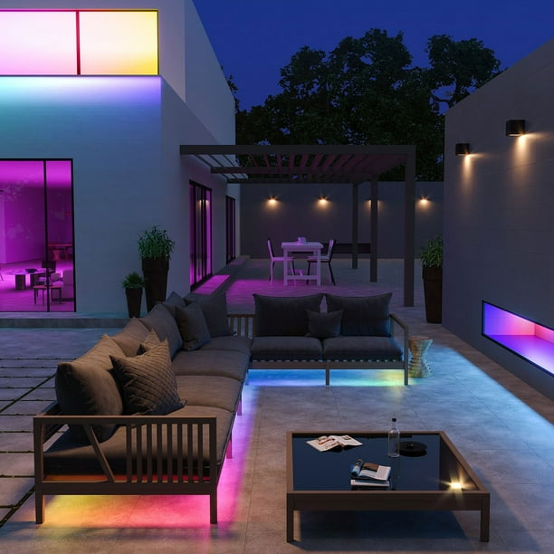 Govee Outdoor 32.8ft RGBIC LED Strip Light Wi-Fi + Bluetooth