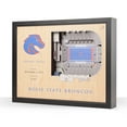 thumbnail image 1 of YouTheFan Boise State Broncos 25-Layer Football Stadium View 3D Wall Art, 1 of 5
