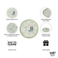 thumbnail image 7 of Zak Designs 8-Piece Bamboo Melamine Kids Dinnerware Set, 7 of 9