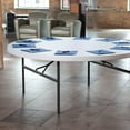 thumbnail image 10 of Lifetime 72" Round Commercial Grade Folding Table, 4 Pack - White Granite, 10 of 11