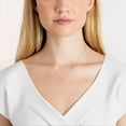 thumbnail image 6 of Round Cut Diamond Solitaire Necklace in 18K Gold, 6 of 7