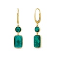 thumbnail image 2 of Multi-Gemstone Dangle Earrings in 14K Gold, 2 of 6