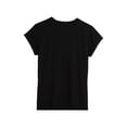 thumbnail image 5 of Bebe Women's Short Sleeve Rhinestone Logo T-Shirt, 5 of 6
