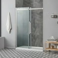 thumbnail image 2 of OVE Decors Bel 60" W x 78-3/4" H Frameless Soft-Close Sliding Shower Door, 2 of 9