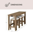 thumbnail image 4 of Member's Mark Lowell 4-Piece Sofa Table Set, Natural, 4 of 10