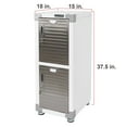 thumbnail image 4 of Seville Classics UltraHD 4-Door Stackable Locker Cabinets, 15" W x 18" D x 73.9" H, 4 of 14