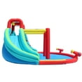 thumbnail image 4 of Happy Hop Inflatable Waterfall Aqua Park with Pool and Slides and Cannons, 4 of 14